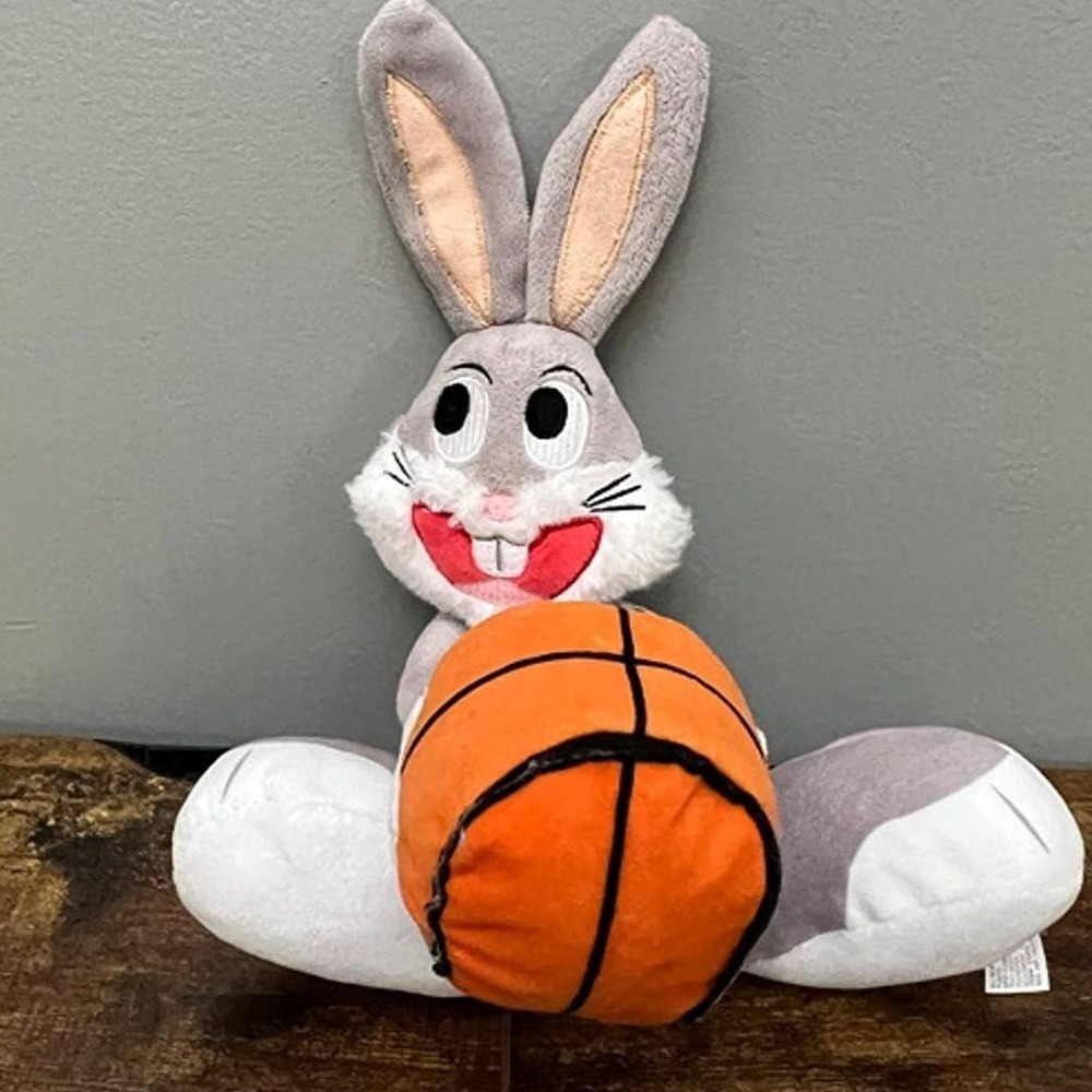 Bugs Bunny‎ Space Jam A New Legacy Tune Squad Plush Basketball BARK Looney Tunes